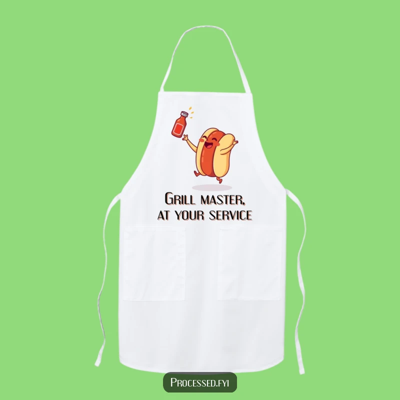 Funny Hot Dog Dancing Apron: Cook with Culinary Comedy