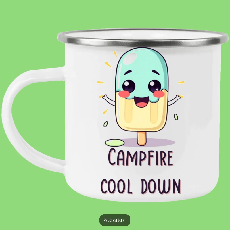 Funny Proud Melting Popsicle Camping Mug: Adventure with a Cool Treat!