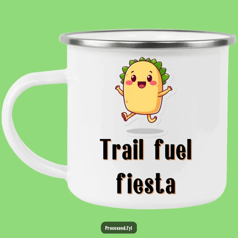 Funny Taco Skip Camping Mug: Joyful Companion for Foodie Adventures