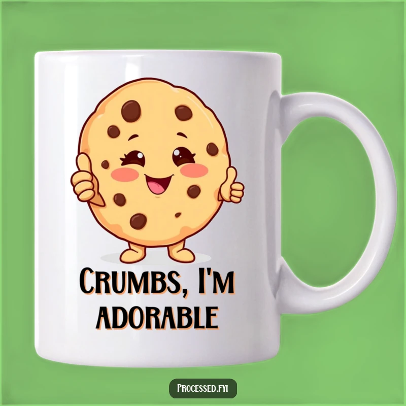 Funny Cookie Character Mug Gift: Adorable Cheerful Baker Treat, Perfect Gift