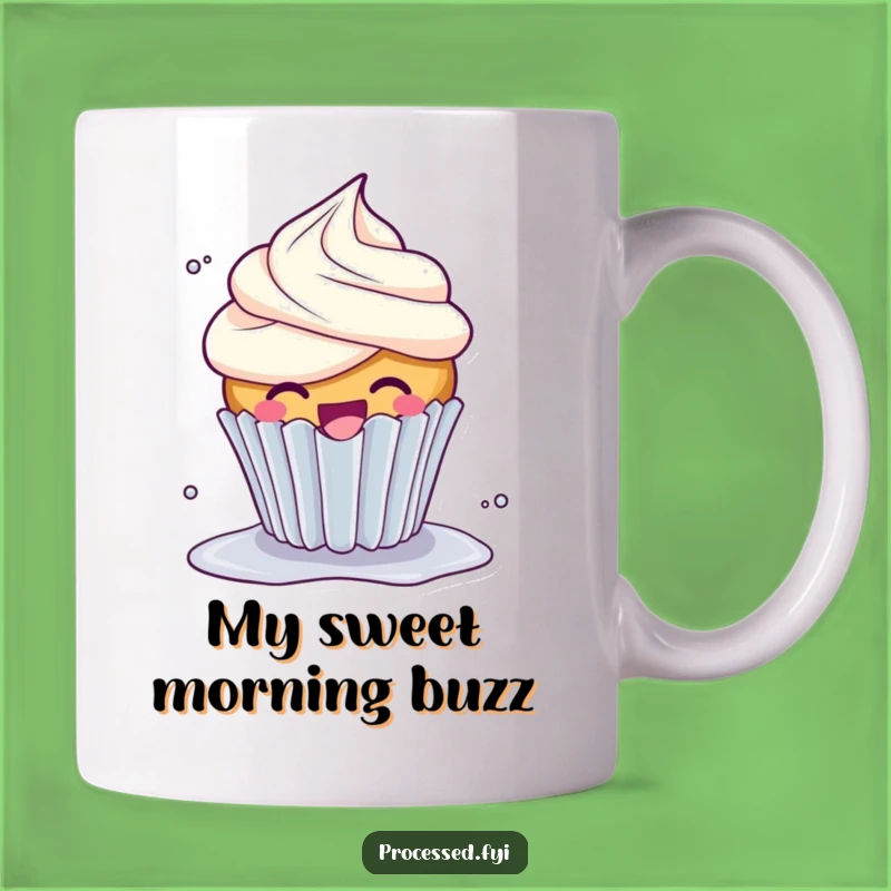 Funny Giggle Cupcake Mug: Overflowing Joyful Treat - The Perfect Sweet & Funny Gift!