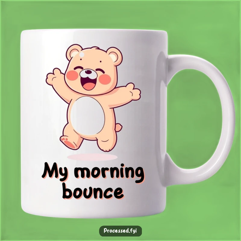 Funny Gummy Bear Mug: Joyful Somersault - The Most Energetic & Funny Gift!