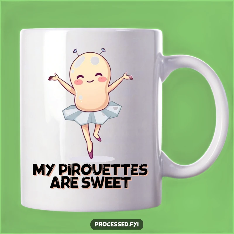 Funny Jellybean Ballet Mug: Wobbly Dancer Gift for Dance Lovers
