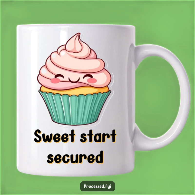 Funny Smiling Cupcake Mug: A Hilarious Treat for Sweet Mornings