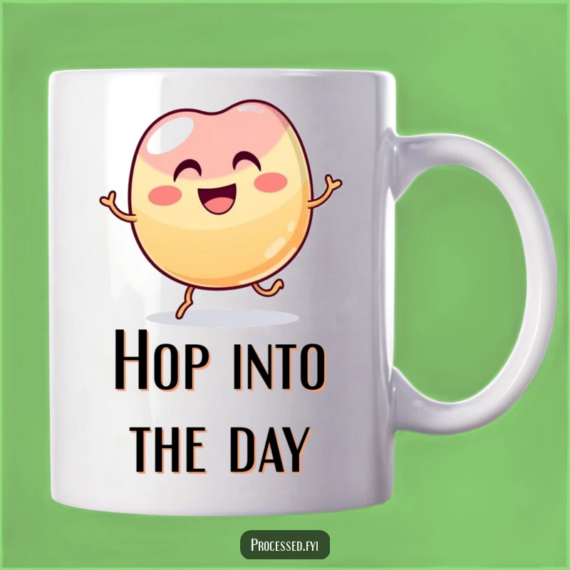 Funny Jelly Bean Hop Mug: Hilarious Gift for Candy Lovers & Joyful Folks