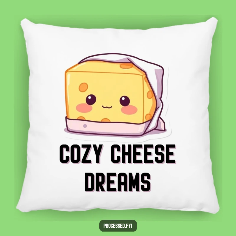 Funny Shy Cheese Pillow: Cozy Cheesy Hug - A Comfy & Funny Gift!