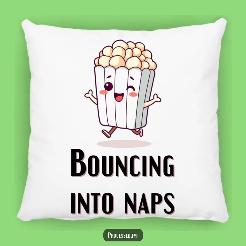 Cuddly Funny Hopping Popcorn Pillow for Cozy Fun