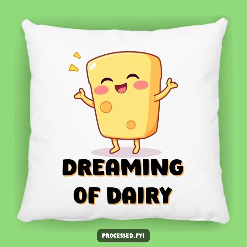 Funny Cheese Dance Pillow - Soft Giggling Cushion for Cheesy Comfort