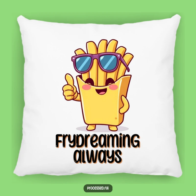 Funny French Fry Pillow: Cozy Comfort with Cool Attitude