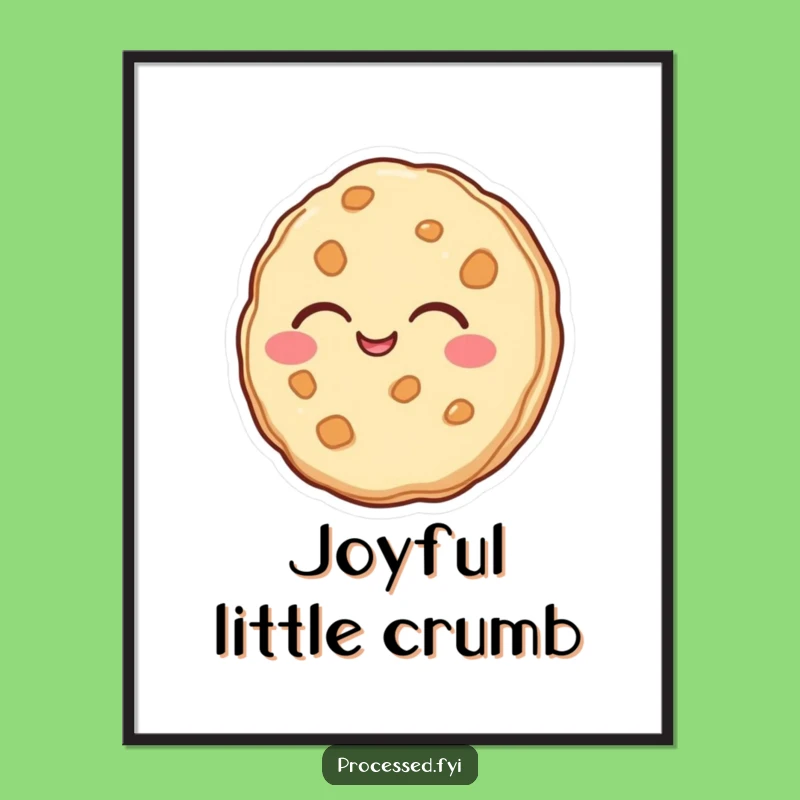 Funny Laughing Cookie Digital Art: Instant Joy for Your Walls