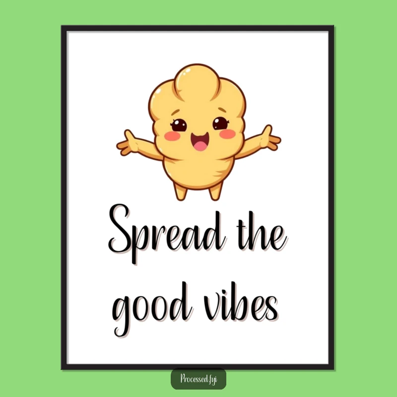 Funny Croissant Beam Poster: Artistic Warmth for Your Walls