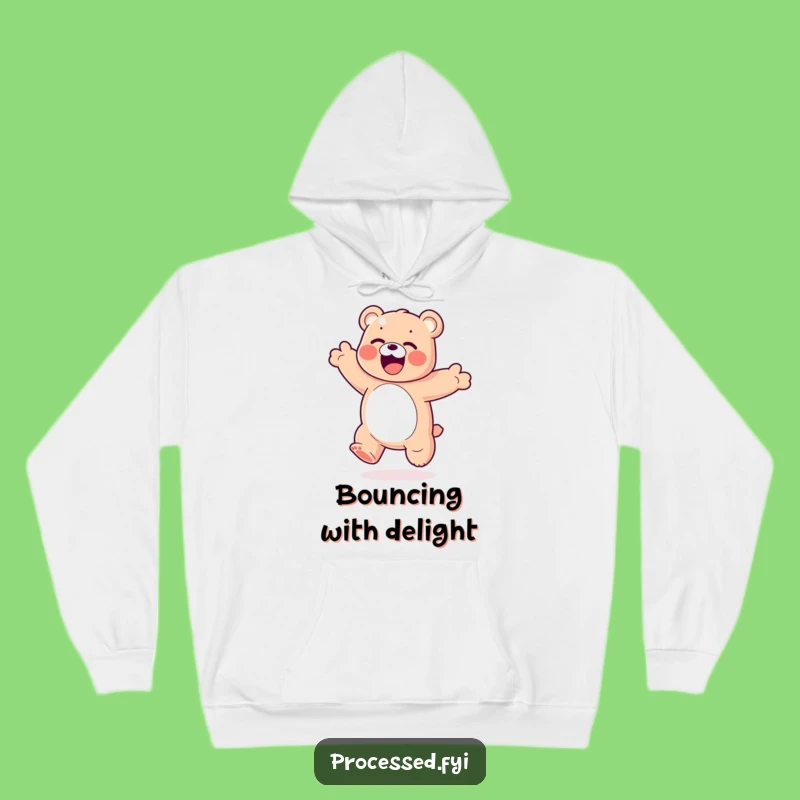 Funny Gummy Bear Hoodie: Cozy Bounce - The Ultimate Sweet & Funny Gift!