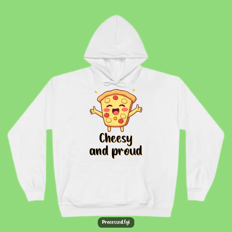 Funny Pizza Slice Giggle Hoodie: Cozy Comfort & Cheerful Foodie Gift