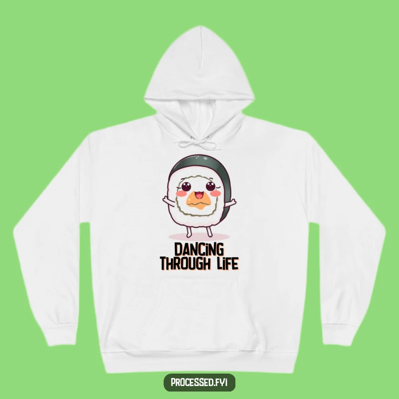 Funny Sushi Dance Hoodie: Cozy & Hilarious Sweatshirt for Joyful Souls