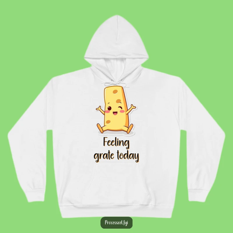 Funny Cheese Wedge Hoodie: Cozy Up with This Flexible Friend's Split Move