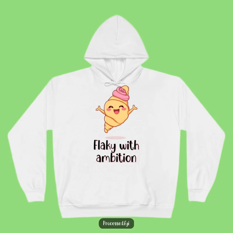 Cozy Funny Croissant Leaping Hoodie: Your Ultimate Comfort and Joy