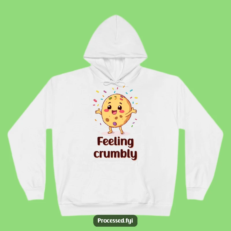 Funny Cookie Juggling Hoodie - Cozy Sprinkles Character Sweatshirt for Warm Fun