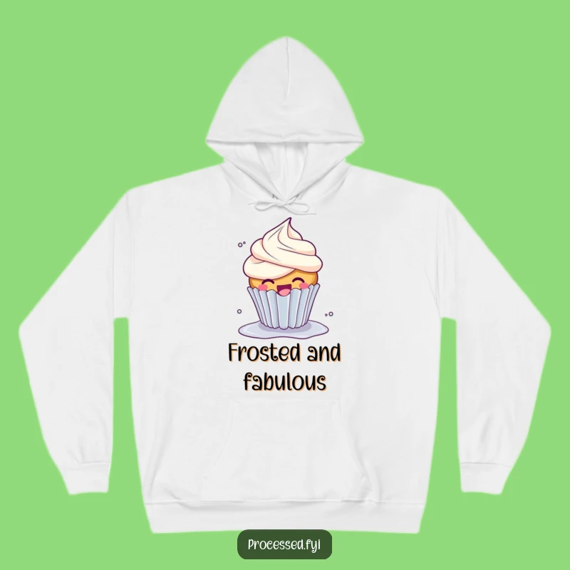 Funny Giggle Cupcake Hoodie: Cozy Frosting Fun - The Ultimate Sweet & Funny Gift!