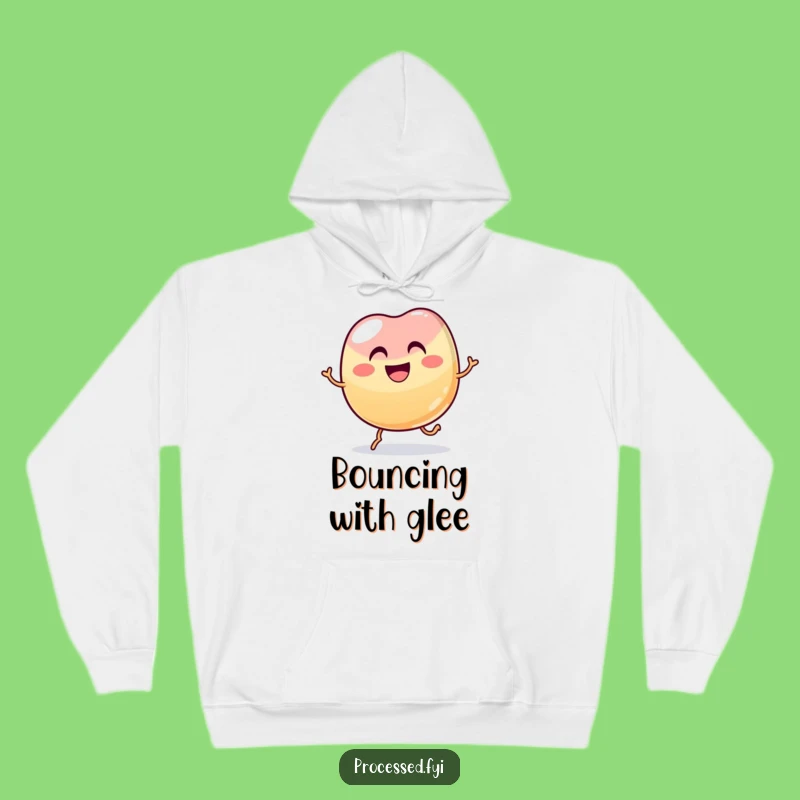 Funny Jelly Bean Hop Hoodie: Cozy & Hilarious Sweatshirt for Cheerful Souls
