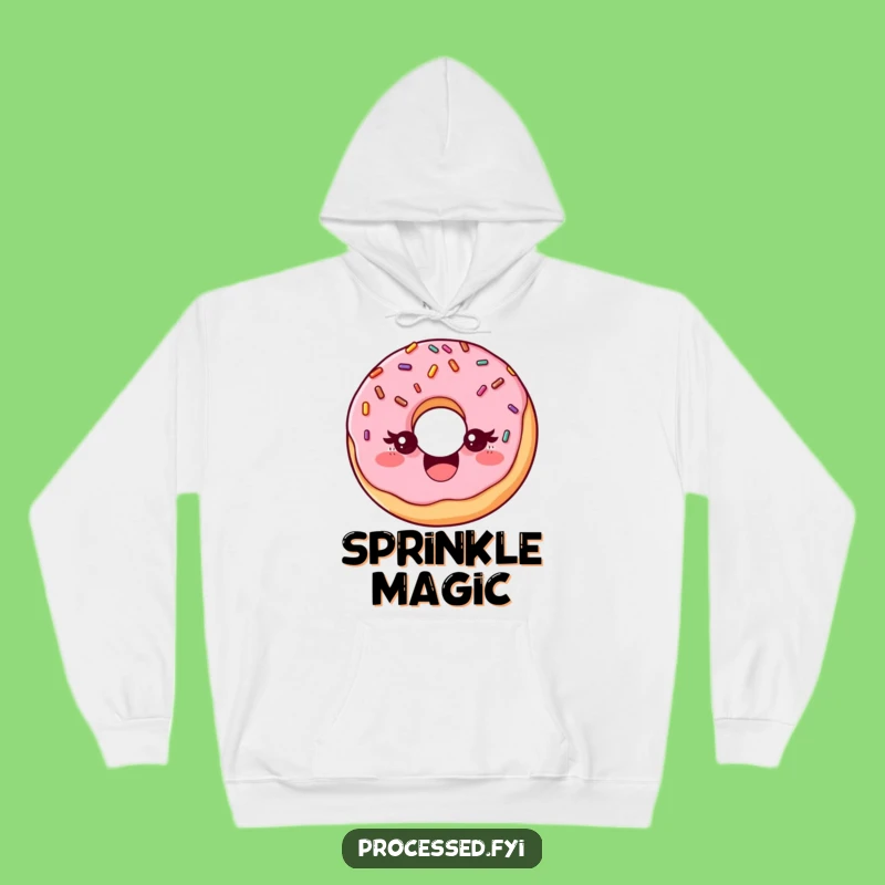 Funny Donut Wink Hoodie: Cozy Comfort & Sweet Treat Gift
