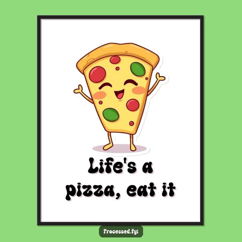 Free Printable Pizza Wall Art: Funny Food Decor, Hilarious Downloadable Art for Your Kitchen!