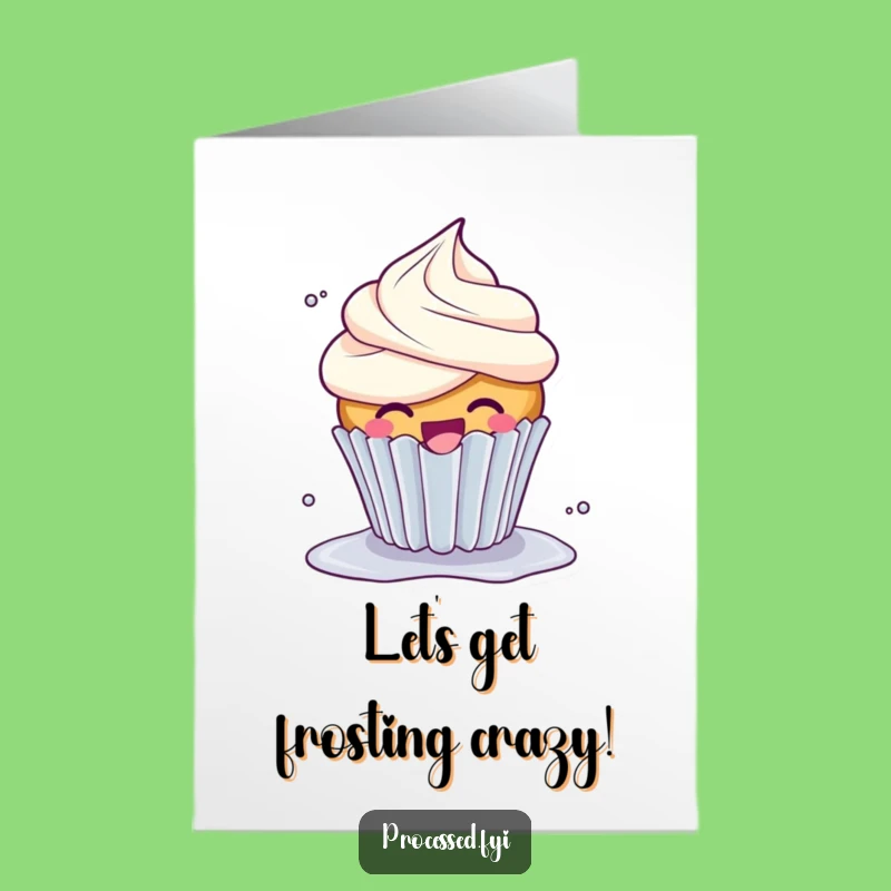 Free Printable Giggling Cupcake Birthday Card: Fun Downloadable Gift