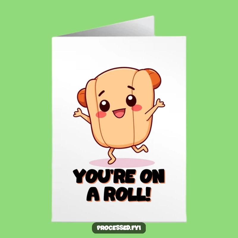 Free Printable Dancing Hotdog Congrats Card - Energetic DIY Downloadable Greeting