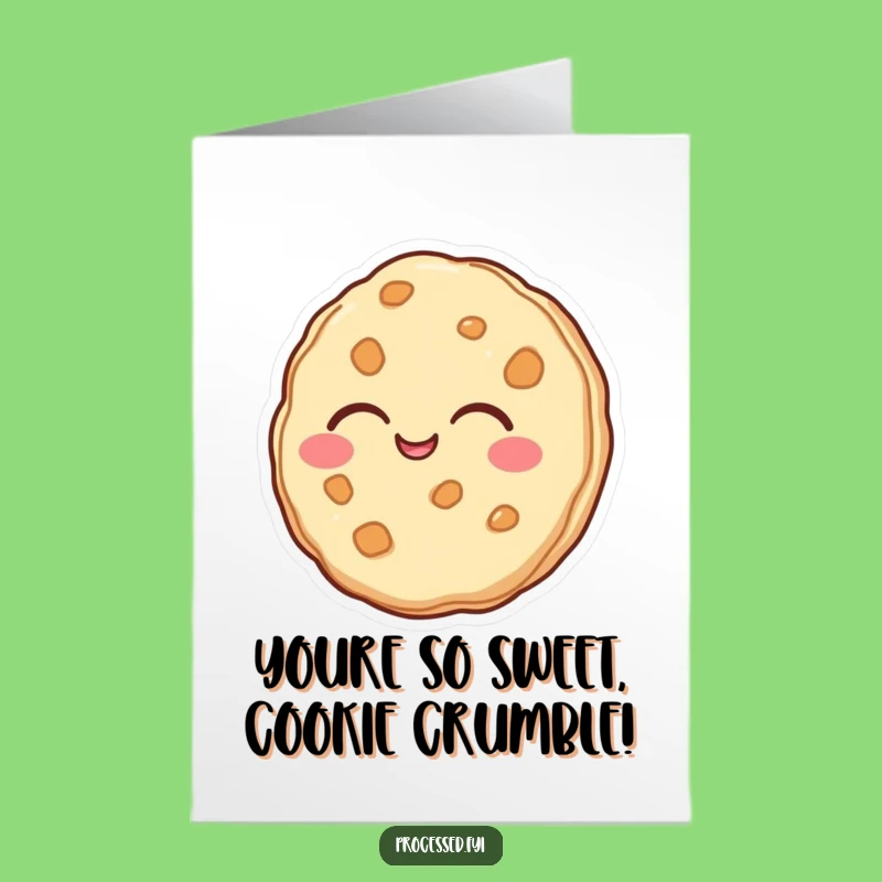 Free Printable Congrats Card: Hilarious Laughing Cookie Humorous Downloadable Gift