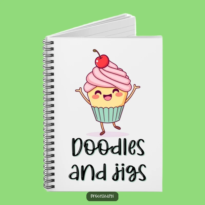 Funny Cupcake Jig Journal: Record Your Sweetest Moments