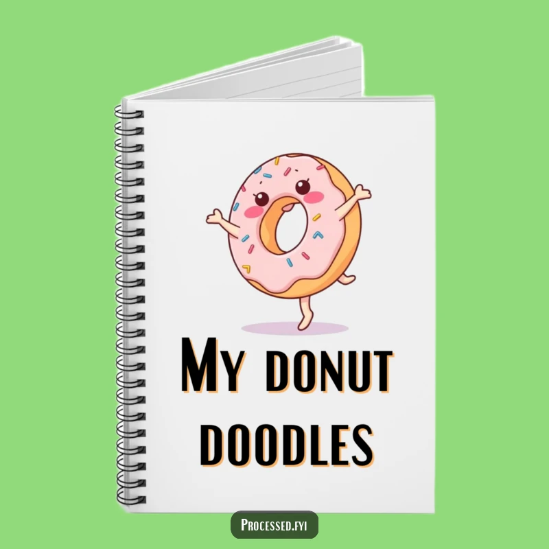 Funny Donut Cartwheel Notebook: Jot Down Ideas with Sweet Flair