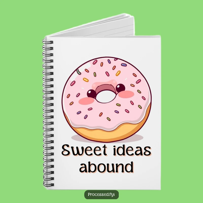 Funny Donut Notebook: Hilarious Journal for Sweet Thoughts & Ideas