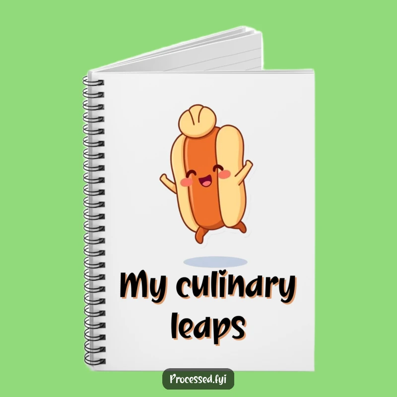 Funny Hot Dog Leap Notebook: Jot Down Ideas with Joyful Energy