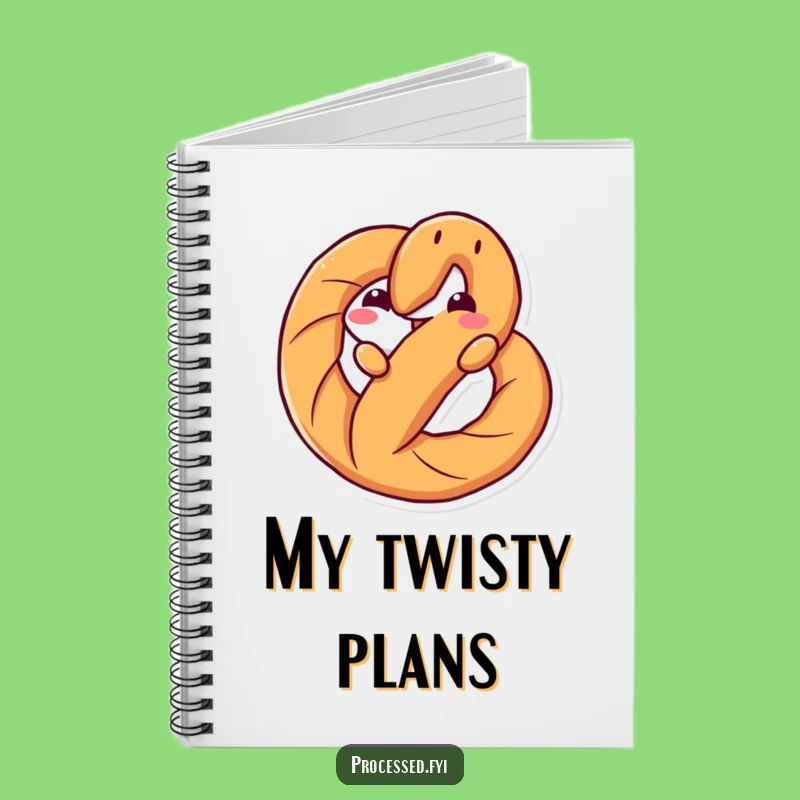 Funny Pretzel Twist Notebook: Playful Journal for Creative Ideas