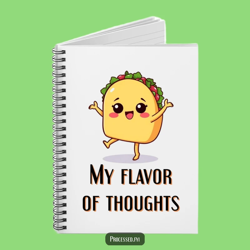 Funny Taco Fiesta Notebook - Sassy Dance Ideas