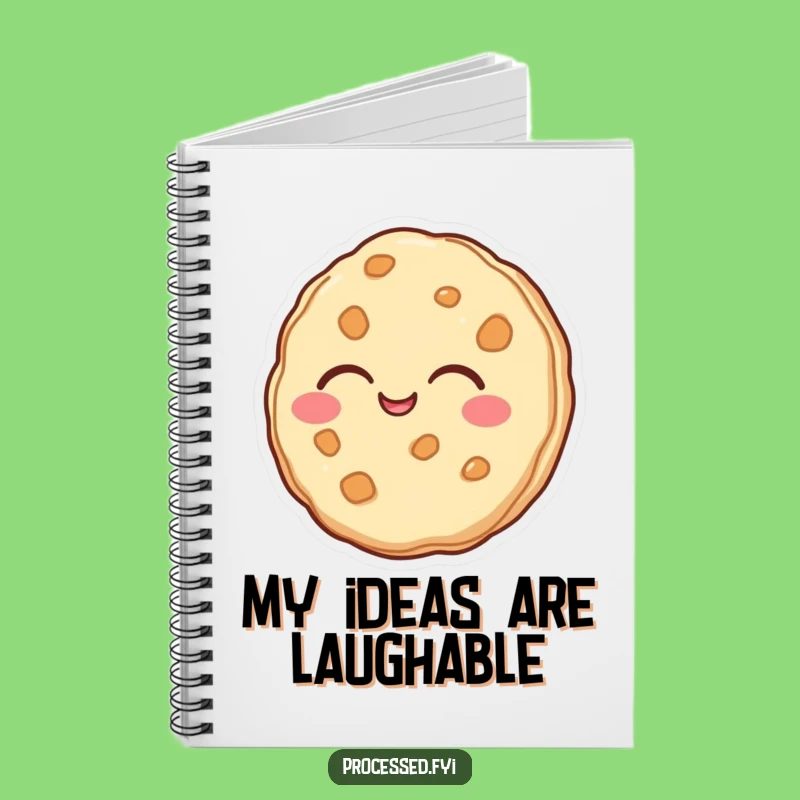 Funny Laughing Cookie Notebook: Jot Down Ideas with a Smile