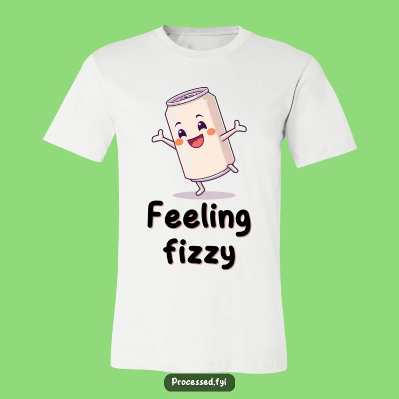 Funny Cartwheeling Soda Can T-Shirt - Hilarious Energetic Gift for Movers