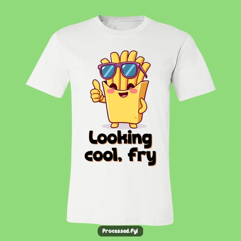 Funny French Fry T-Shirt: Stay Cool with a Thumbs-Up