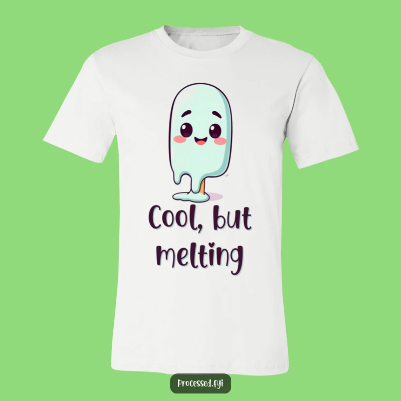 Funny Melting Popsicle T-Shirt: Hilarious Gift for Chill Vibes