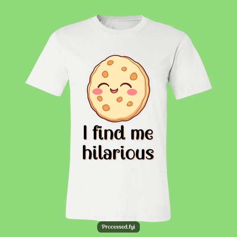 Funny Laughing Cookie T-Shirt: Wear Your Joy with This Hilarious Tee
