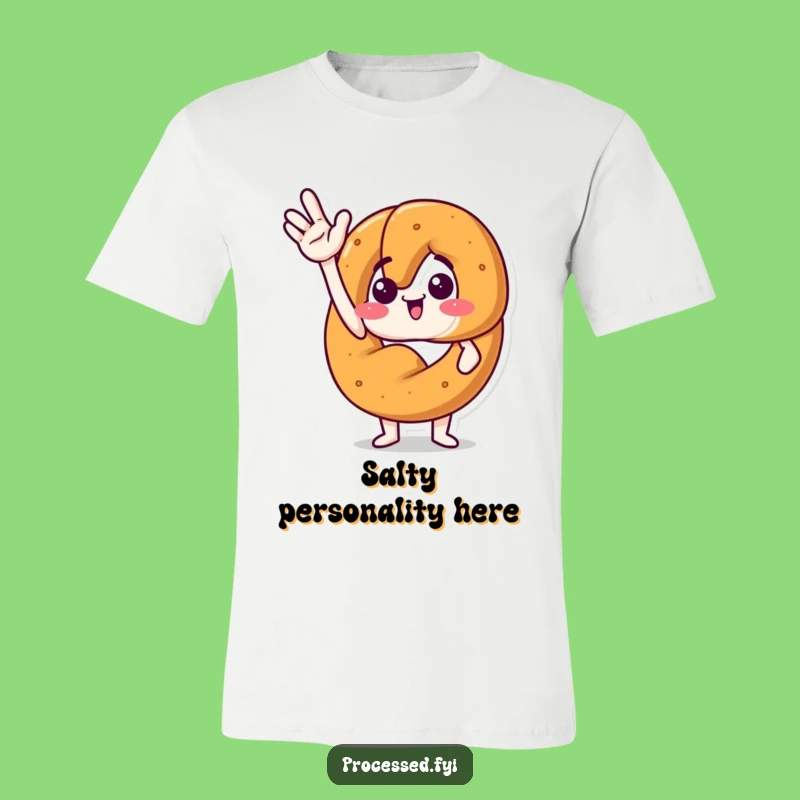 Funny Excited Pretzel T-Shirt: Wear Your Enthusiasm