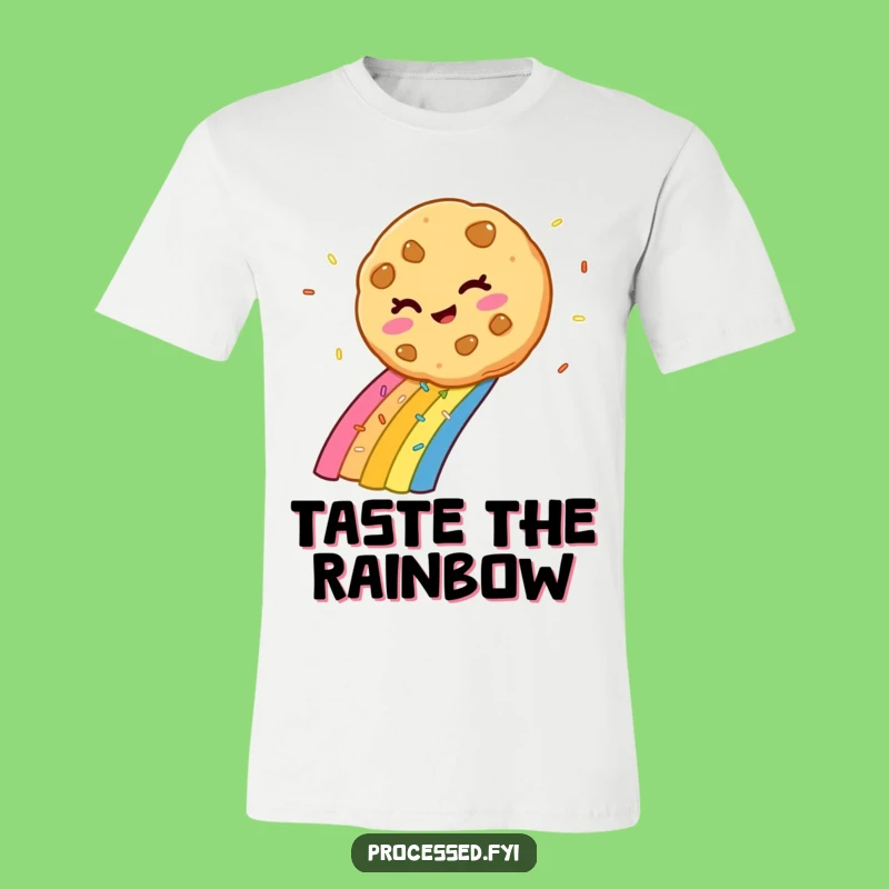 Funny Winking Cookie Rainbow Sprinkle T-Shirt: Wear This Hilarious Design Today!