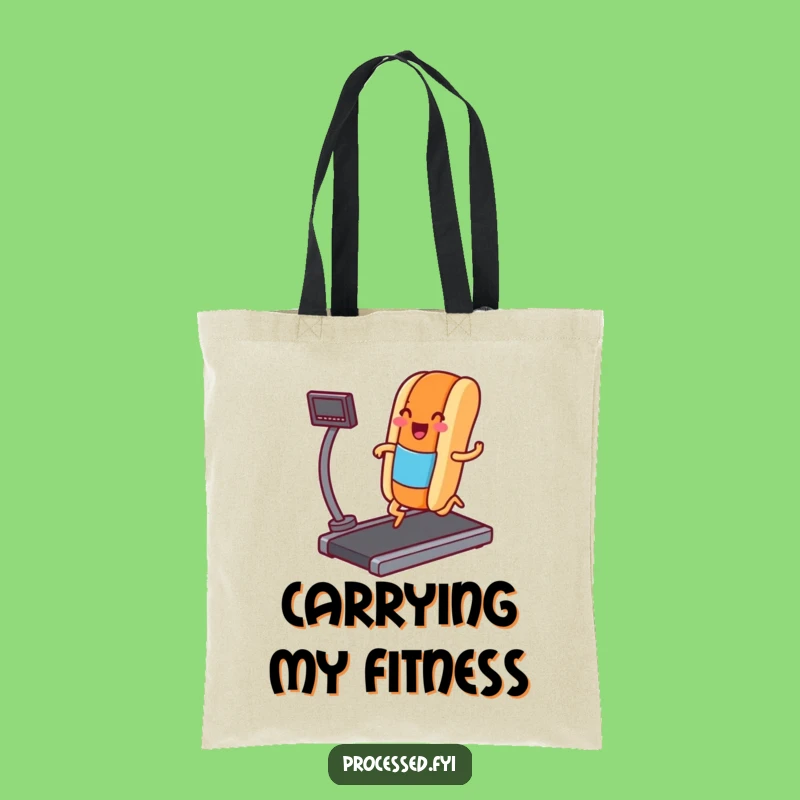 Funny Hot Dog Jogging Tote Bag: A Hilarious & Practical Gift