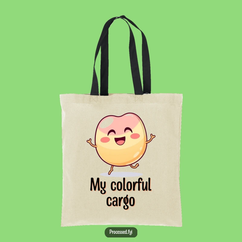 Funny Jelly Bean Hop Tote Bag: Hilarious Carry-All for Cheerful Outings